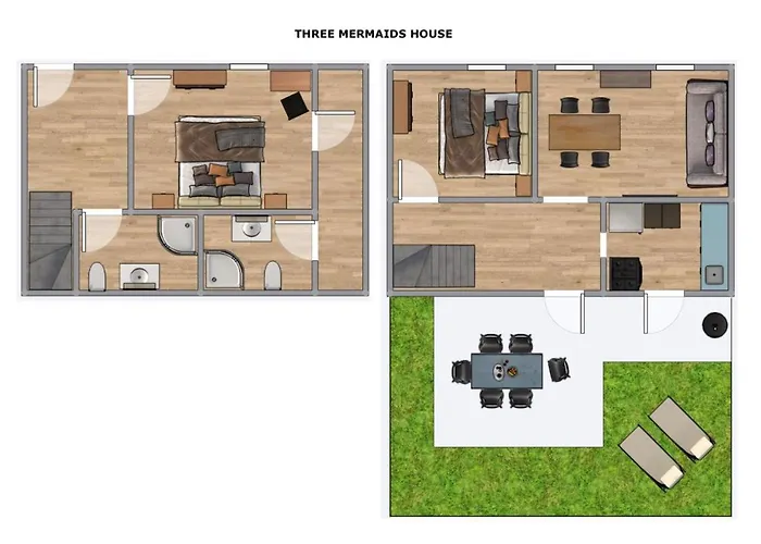 度假居 Three Mermaids House 皮兰